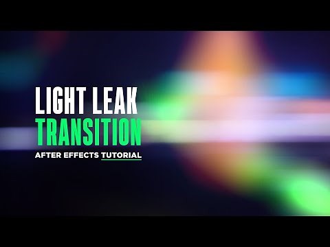 After Effects Tutorial | Light Leaks Transition | Mellow Mograph