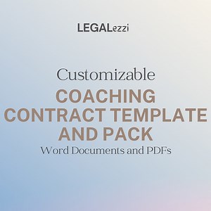 Life Coaching Contract Template and Pack - Etsy Canada