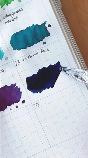 Oxford Blue from #diamine 🖋️ #fountainpen ink swatch