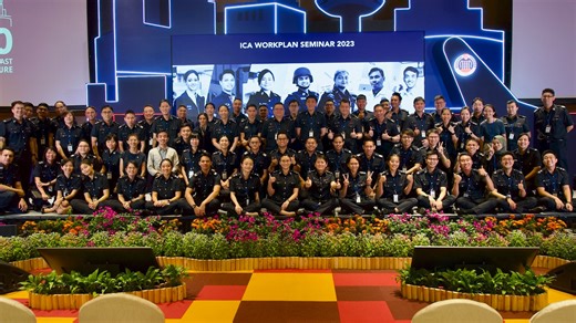 3.6K views · 183 reactions | 헪헵헮혁 현헲헻혁 헼헻 헮혁 헼혂헿 헿헲헰헲헻혁 헪헼헿헸헽헹헮헻 헦헲헺헶헻헮헿?  Watch key highlights of the ICA Workplan Seminar on 5 May 2023! #throwback #GuardiansOfOurBorders #SecureBordersSafeSG | Immigration & Checkpoints Authority | Facebook