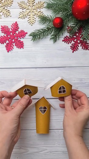 65 reactions · 18 shares | ✂️ Get Free Template in the comments Gingerbread Christmas House from Paper Rolls  Looking for a festive and fun holiday craft? Turn ordinary paper rolls into a charming gingerbread house decoration #kidsactivitiesideas #kidsactivities #christmasdecor #ChristmasDIY #FestiveSeason | Little Trolls Crafts | Facebook