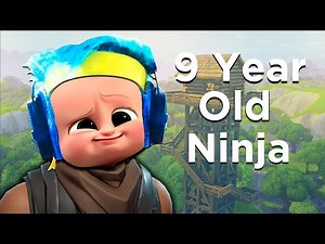 9 Year Old Ninja on Fortnite! - Fortnite Battle Royale