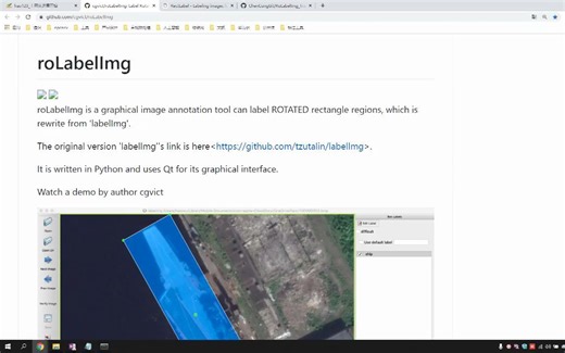 带旋转角度的矩形区域标注工具roLabelImg介绍