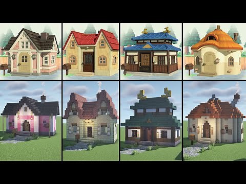 How to Build EVERY NEW House from Animal Crossing New Horizons! [World Download]