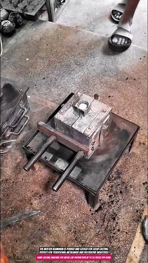 Sand Casting Machine for Metal Cup Production up to 50 Pieces per Hour