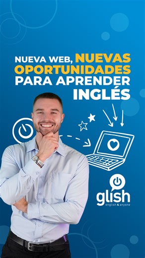🌐 ¡GLISH ESTRENA NUEVA WEB! Más rápida, más clara y más fácil de usar 🚀 Descubre cómo aprender inglés es tan fácil y práctico con GLISH: ✅ Cursos presenciales y online ✅ Plataforma con IA ✅ Coaching personalizado 👉 Entra ya: glishenglish.com 🎥 Dale clic y conócela 👇 | Glish English