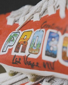 1.1K views · 16 reactions | Custom cleats haven completely taken over the NFL! Meet Luke Dangler, the artist behind the footwear for Justin Jefferson, Josh Jacobs, and some of the game's BIGGEST stars! | Whistle Sports | Facebook