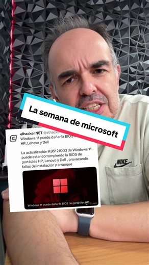 Vaya semana de actualizaciones de microsoft. El mejor anuncio para “el año de linux” es la propia microsoft 😂😂 #Informatica #techtok #fypシ #internet #windows
