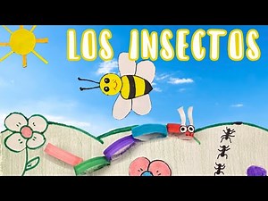 Insectos de primavera en movimiento 🐛 🐝 | mural primavera