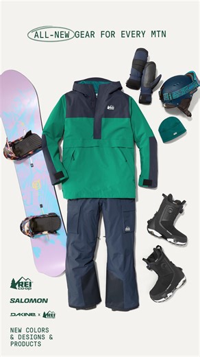 1K views | Get dialed in for every downhill day. Fresh fits, expert advice and the best gear from REI Co-op, Burton and more, all in one place. | REI | Facebook