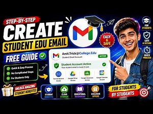 How to Create Student EDU Email | Free & Simple Tutorial 2026 ✅