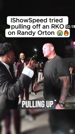IShowSpeed tried pulling off an RKO on Randy Orton 😭🔥