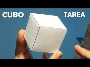 How to make a paper cube step by step