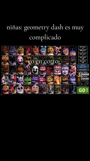 Desafíos de Geometry Dash y Ediciones de FNAF