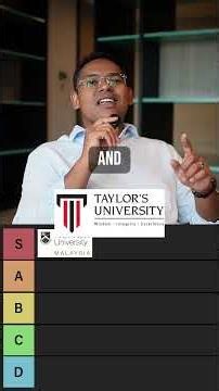 Ranking Best Universities For Computer Science In Malaysia! #ComputerScience #taylorsuniversity