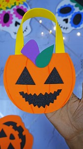 31K views · 118 reactions | Bring spooky fun to your Halloween décor with this cute foam sheet pumpkin basket!  Perfect for trick-or-treat candy, table decoration, or a fun kids’ craft activity.  Made with colorful foam sheets — it’s easy, bright, and budget-friendly! ✂️✨ Create this smiling pumpkin and add a touch of Halloween magic to your home or classroom ️ #HalloweenCraft #PumpkinMaking #fblifestyle | Creative Art & Craft Ideas | Facebook