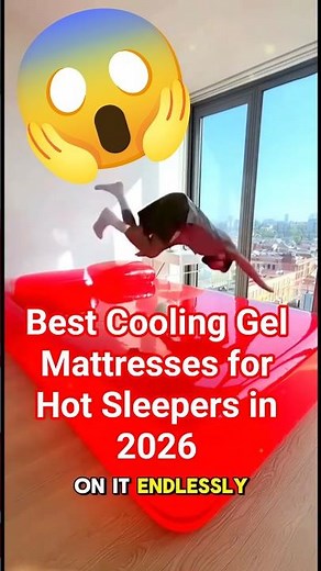 Best Cooling Gel Mattresses for Hot Sleepers in 2026While those translucent, glowing 😱 #sofa #reels
