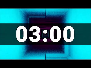 3 Minute Timer with Cool Upbeat Music for Kids, Chill Instrumental Countdown