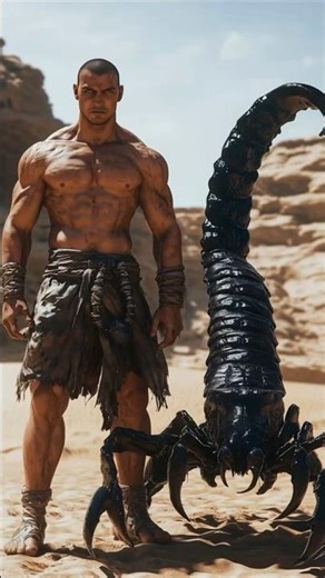 The incredible fusion of Human + Desert Scorpion