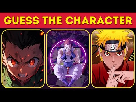 Ultimate Guess the Blurred Anime Character Quiz 🔍 | Naruto & Hunter x Hunter Edition
