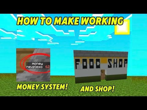 How To Making a WORKING Money system AND shop on Java and Bedrock editon