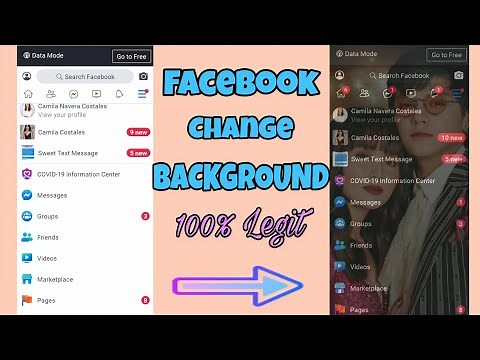 How to change Facebook Background 2020