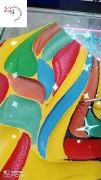 Unbelievable Acrylic Painting on Wood | Color Explosion Art!