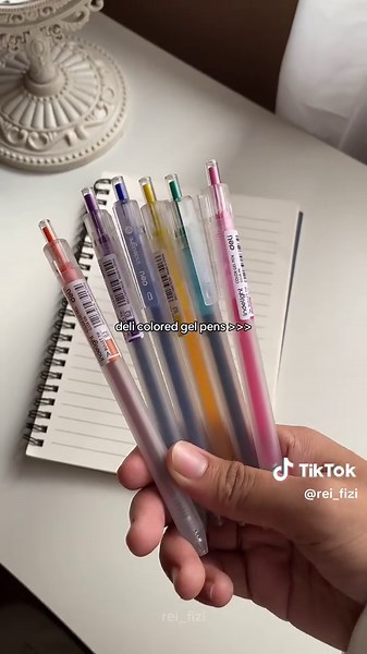 Deli Colored Gel Pens — Brown Ballpen Review and Uses