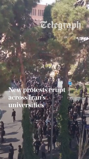 🇮🇷 New anti-regime protests have erupted across Iran, with demonstrators calling for the death of the Ayatollah and the return of the Shah. Read the latest updates at the link below ⬇️ https://www.telegraph.co.uk/world-news/2026/02/22/new-protests-erupt-iran-universities-trump-middle-east/?WT.mc_id=tmgoff_fb_reel_iran-universities-trump-middle-east/ | The Telegraph
