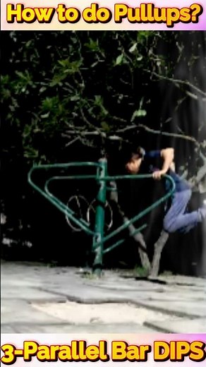 Parallel Bar DIPS-Learn Pullups Tricks - #fitness #motivation #parallelbardips #bodybuilding #dips