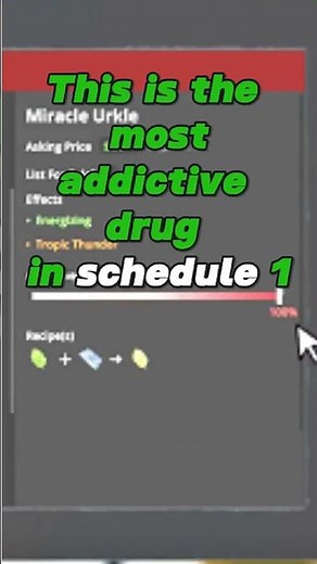 This is how to make the most addictive and easiest drug in schedule 1 !! #schedule1