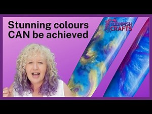 Using mica powder to make stunning colours in resin