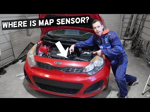 KIA RIO MAP SENSOR LOCATION | WHERE IS THE MAP SENSOR KIA RIO K2