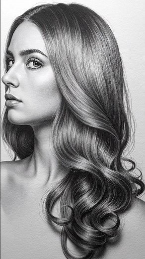 Realistic Pencil Portrait Drawing Step by Step | Relaxing Art Process | ASMR Sketch