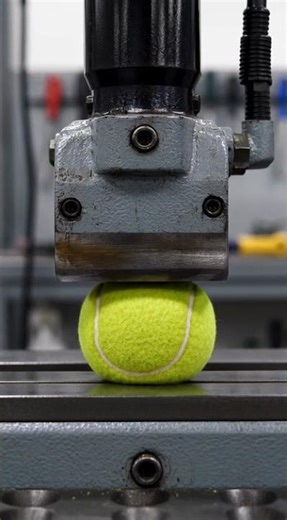 A tennis ball crush in press 🎾 | Hydro Crush Hub