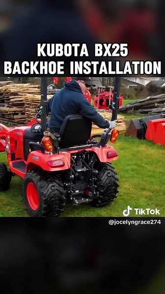 Kubota BX25 Backhoe Installation #Installation #tractor #Kubota #backhoe #equipment