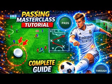 PASS LIKE A PRO 🤯 | BEST PASSING TUTORIAL in EA Sports FC Mobile (Complete Guide)