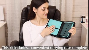 Suture Practice Kit for Medical Students - Suture Kit Includes Tool Kit, Large Silicone Suture Pad with Pre-Cut Wounds, and Mixed Suture Threads with Needles