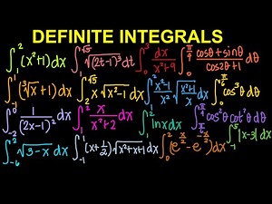Definite Integrals Part 1 (Live Stream)