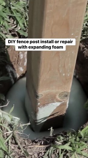 Easy way to install or repair a fence post 🛠👍 Sika Post Fix available online or your local hardware store. | Mike Holmes