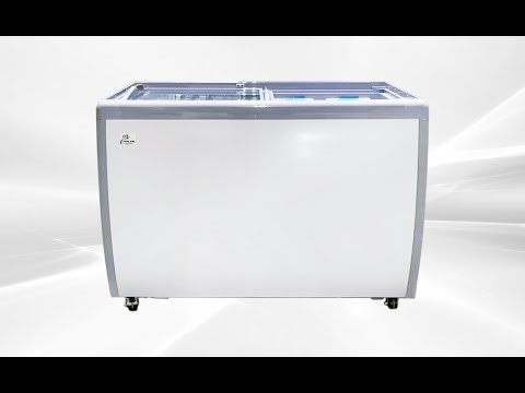 Commercial 49-inch upright freezer display case for ice cream cabinets RI-360DC