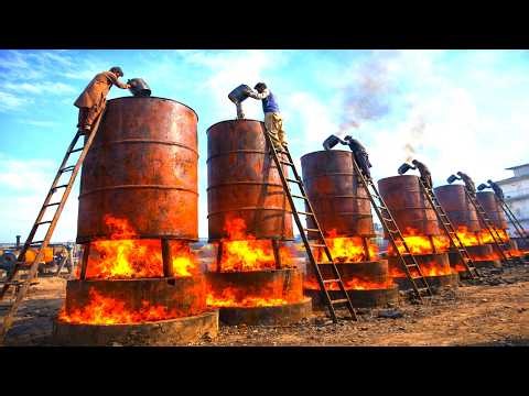 Pakistan Industrial Steel Casting - Pakistani Workshop Makes Truck Drums From Scrap Steel