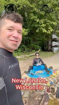 What did we find in the Little Wolf River near New London, WI?! 🫣😬🤣