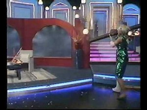 BBC Bob Monkhouse Show - Pamela Stephenson destroys Studio - 1986