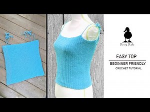 EASY Crochet TANK TOP Tutorial | Pattern in 4 sizes