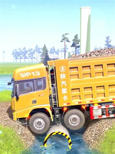 Spintires: MudRunner -SHACMAN DELONG X3000 Towing a Truck on a Snowy Road Ep209