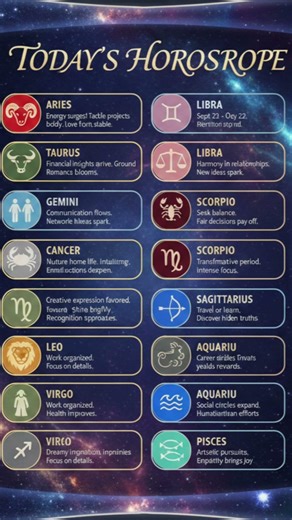 Daily Horoscope | All Zodiac Signs Astrology Predictions Today #shorts