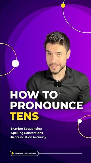 How to Pronounce Tens in English | Counting by Tens