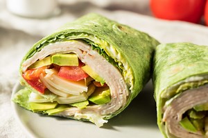 Low Calorie Turkey Spinach Wraps for Weight Loss - Lose Weight By Eating