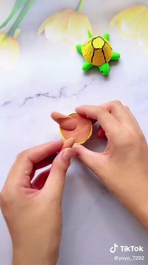 Teach you to make a cute little turtle with egg trays!#Eggtrays#Handmade/#CreativeHandmade#DIY#fpy#funny#wasteutilization